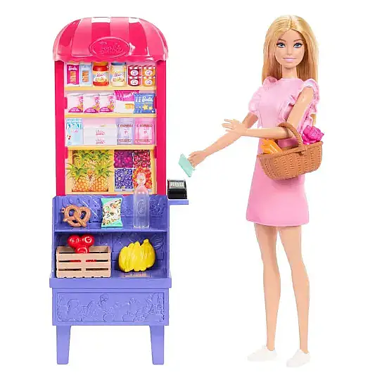 Barbie Teresanın Dostluk Tarifi Malibu Markette Bebek Ve Oyun Seti - 8