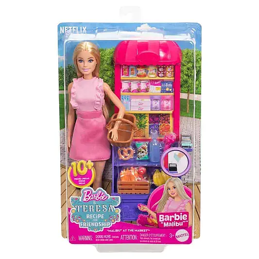 Barbie Teresanın Dostluk Tarifi Malibu Markette Bebek Ve Oyun Seti - 10