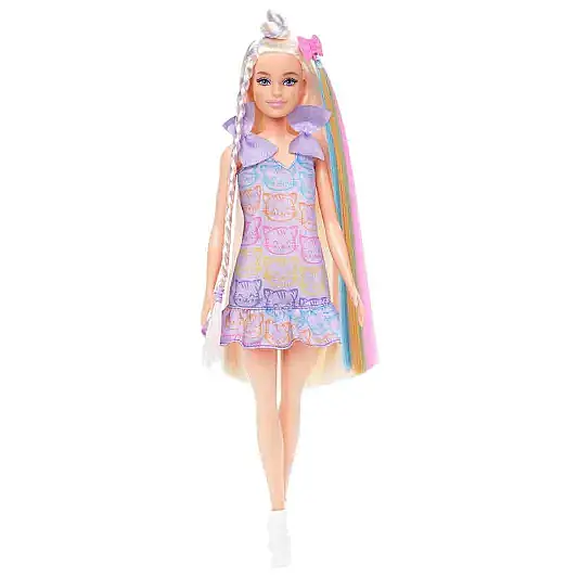 Barbie Upuzun Muhteşem Saçlı Bebekler Saç Tasarım Oyun Seti - 8