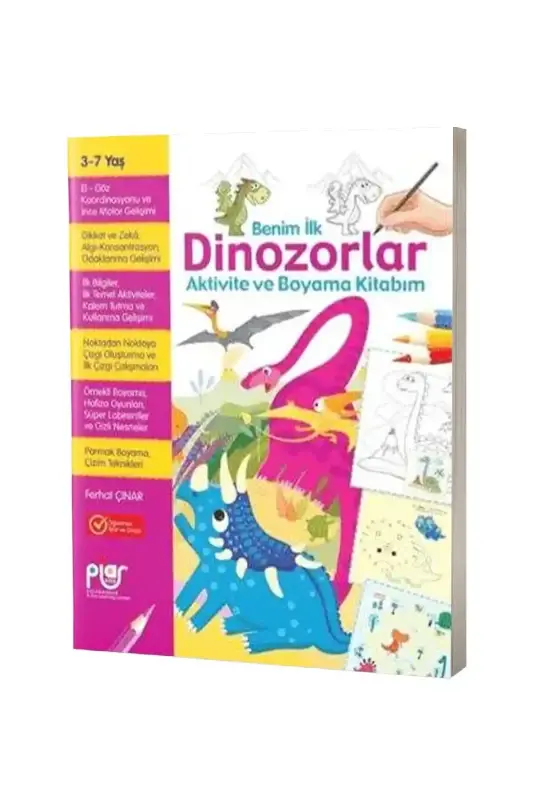 Benim İlk Dinozorlar Aktivite ve Boyama Kitabım - 2