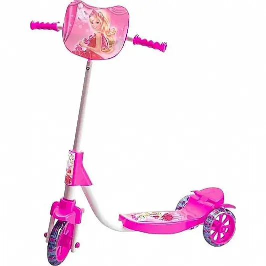 Beren Toys 3 Tekerlekli Frenli Barbieli Çocuk Scooter - 2