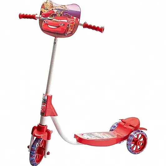 Beren Toys 3 Tekerlekli Frenli Cars Figürlü Çocuk Scooter - 2