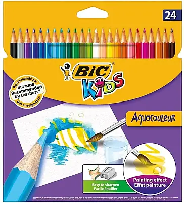 Bic Aquacouleur Kuru Sulu Boya 24 Lü - 1