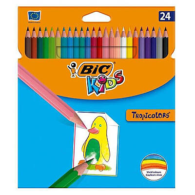 Bic Kids Tropıcolors 2 Kuruboya 24 Renk - Bic