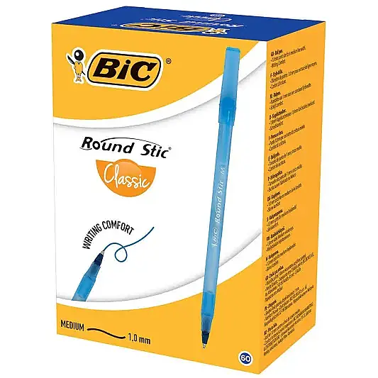Bic Round Stic Tükenmez Kalem Mavi - 6