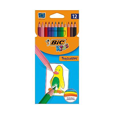 Bic Tropicolors 2 Boya Kalemi 12 Renk Tam Boy - Bic