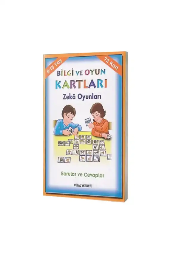 Bilgi ve Oyun Kartları Zeka Oyunları Sorular ve Cevaplar - 8-15 Yaş - 1