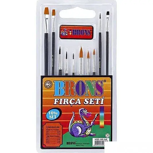 Brons Resim Fırça Set 10 Lu - 2