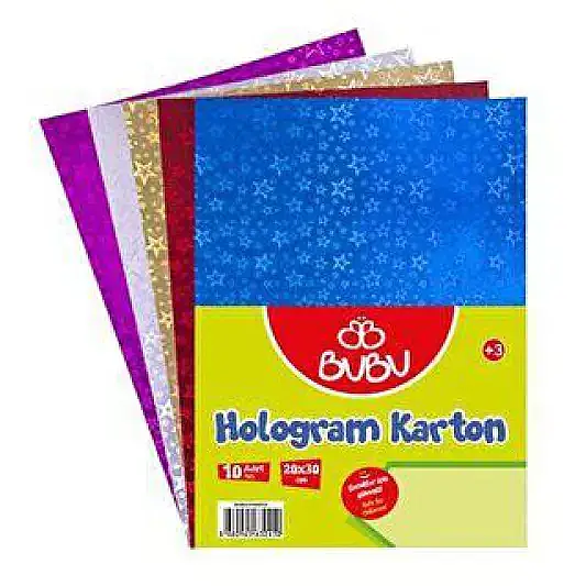 Bu Bu Hologram Karton 20 x 30 - 1
