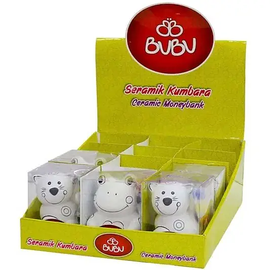 Bu Bu Kedi Seramik Kumbara Boyama Seti Pvc Kutulu - 1