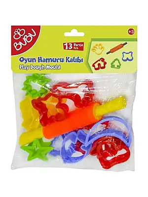 Bu Bu Oyun Hamuru Kalıbı Merdaneli 13 Parça - 1