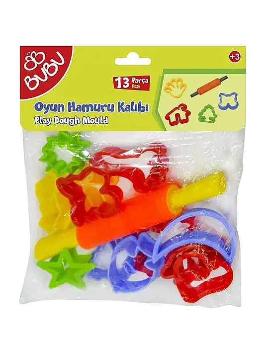 Bu Bu Oyun Hamuru Kalıbı Merdaneli 13 Parça - 1