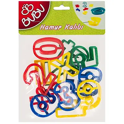 Bu Bu Oyun Hamuru Kalıbı Rakam Seti 26 Parça - 1