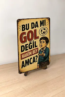 Bu da mı Gol Değil MiniDekor Magnet Ayaklı 9×13,5 cm - 1