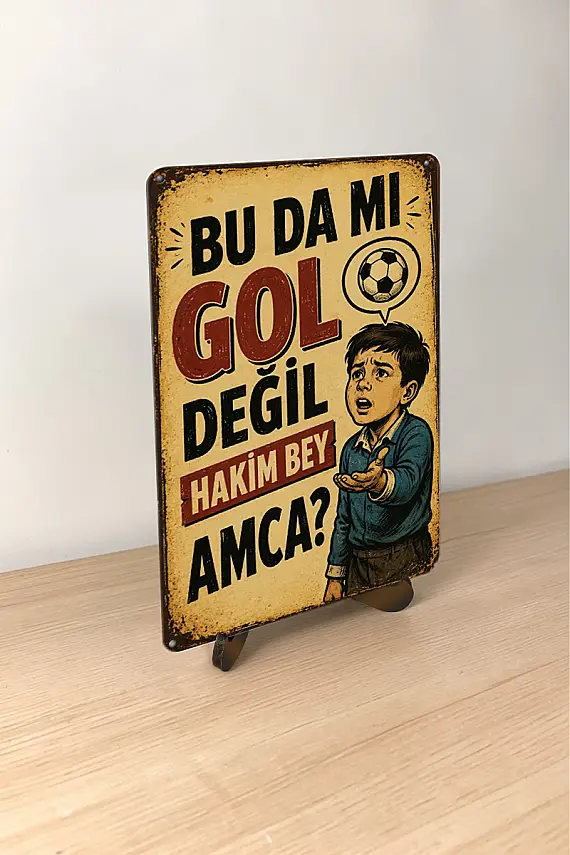 Bu da mı Gol Değil MiniDekor Magnet Ayaklı 9×13,5 cm - 1