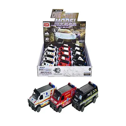 C Toys Diecast Çek Bırak Kurtarma Araçları - 5