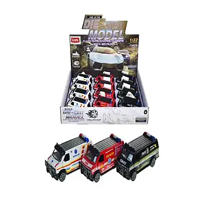 C Toys Diecast Çek Bırak Kurtarma Araçları - 7