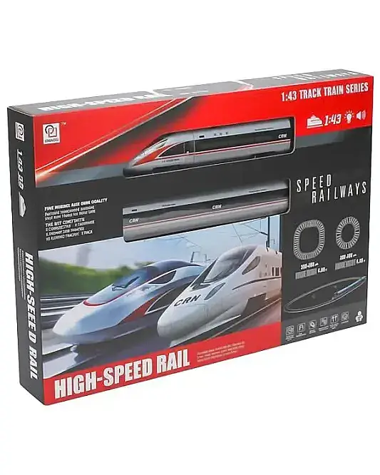 C Toys Hızlı Tren 1:43 Sesli Işıklı 21 Parça - 4