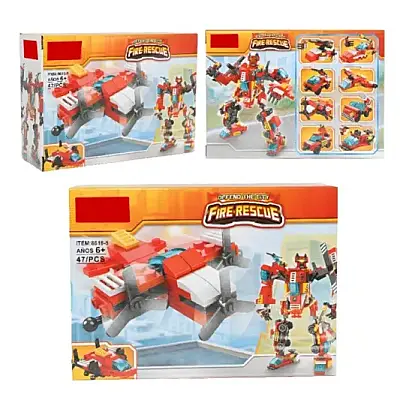 C Toys İtfaiye Aracına Dönüşebilen Robotlar - 3