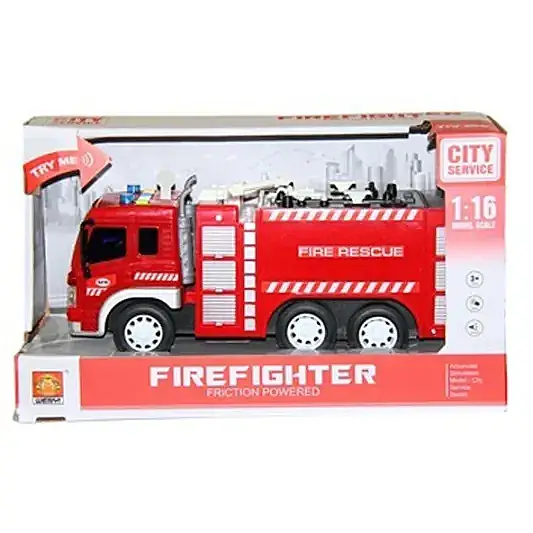 C Toys Sesli Işıklı İtfaiye Aracı 1:16 - 2
