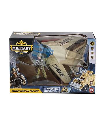 C Toys Uçaklı Asker Seti Orta Boy - C Toys