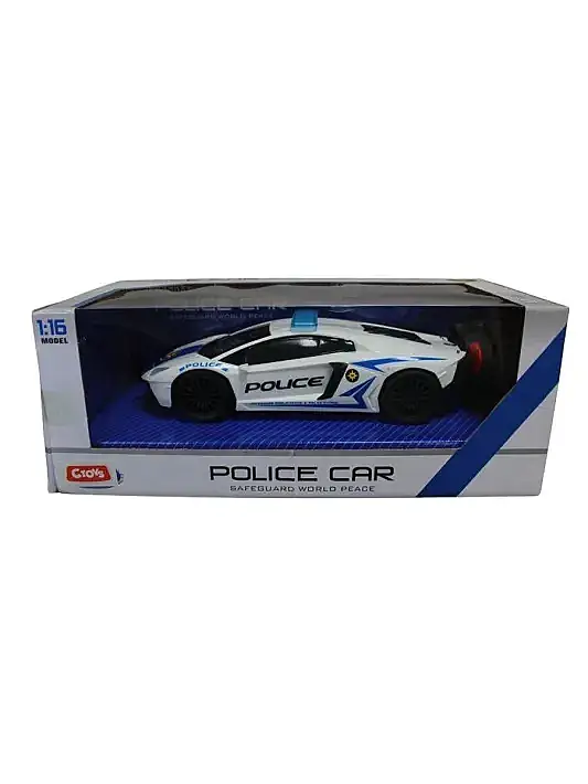 C Toys Uzaktan Kumandalı Pilli Polis Arabası 1:16 - 3