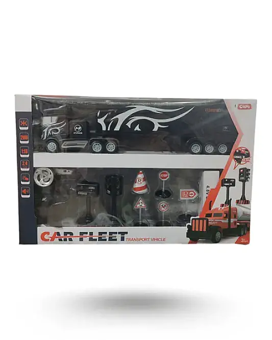 C Toys Uzaktan Kumandalı Trafik Setli Tır Seti - 2