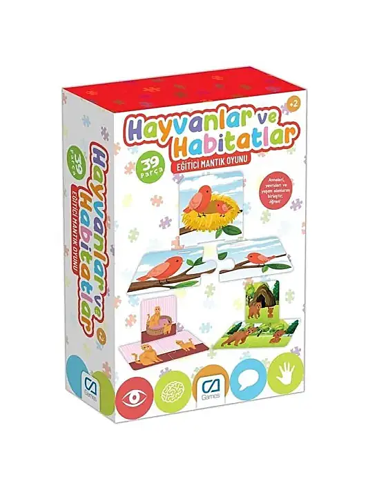 Ca Games Hayvanlar Ve Habitatlar Eğitici Hafıza Oyunu - 2