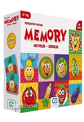 Ca Games Meyveler Sebzeler Eşleştirme Kartları - 1