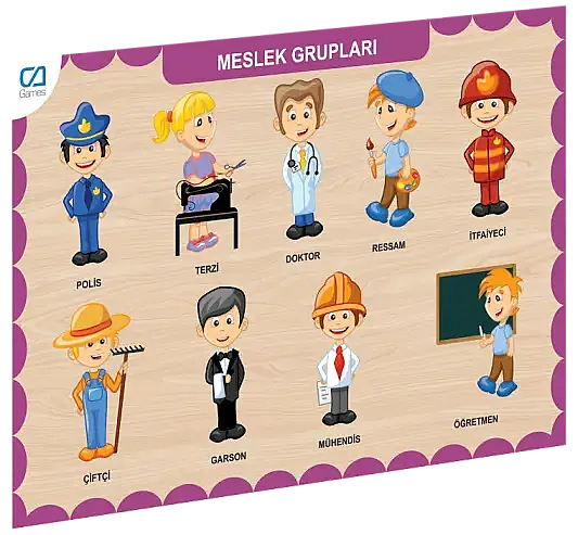 Ca Games Puzzle Meslek Grupları - 2