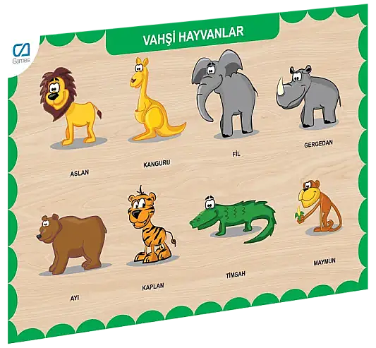 Ca Games Puzzle Vahşi Hayvanlar - 2