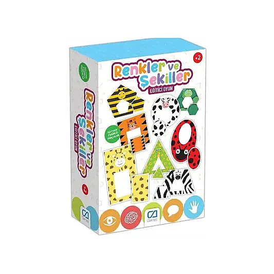 Ca Games Renkler Ve Şekiller Eğitici Hafıza Oyunu - 1