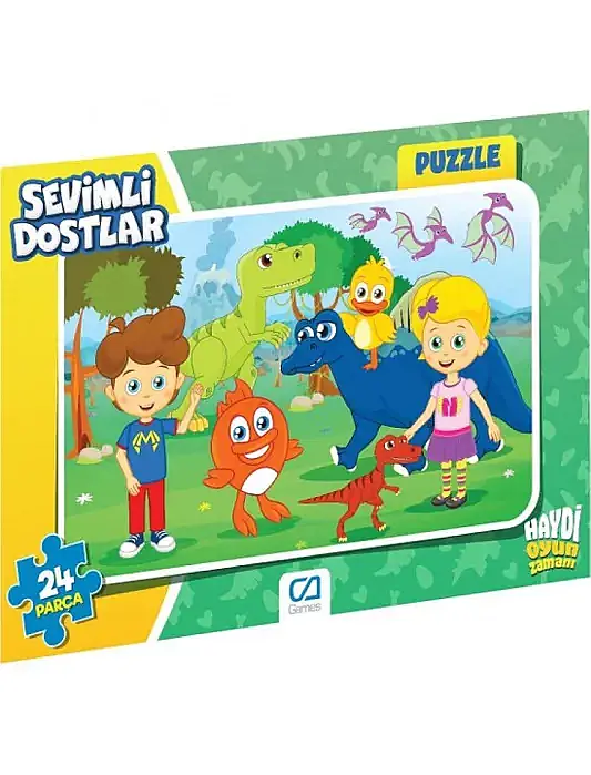 Ca Games Sevimli Dostlar Frame Puzzle 24 Parça - 1