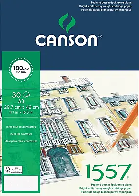 Canson 1557 Resim Çizim Blok A3 180Gr 20Yp - Canson (1)