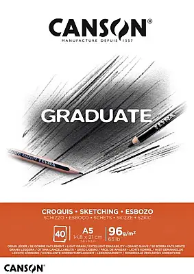 Canson Graduate Croquıs Eskiz Blok A5 96 gr 40 Yp - Canson (1)
