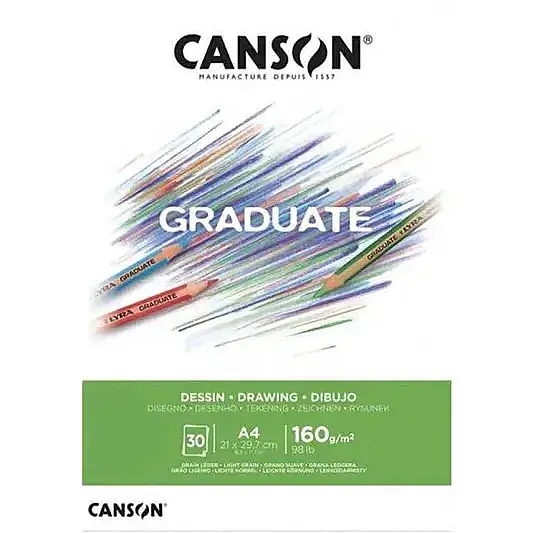 Canson Graduate Dessın Çizim Blok A4 160 gr 30 Yp - 1