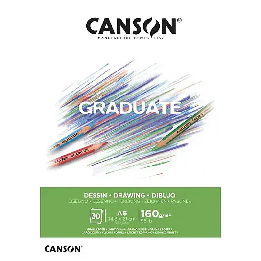 Canson Graduate Dessın Çizim Blok A5 160 gr 30 Yp - 1