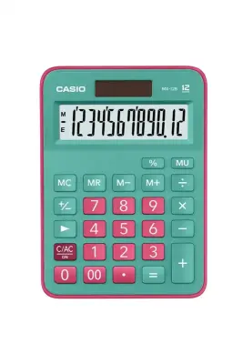 Casio Hesap Makinesi 12 Hane Yeşilkırmızı Mx-12B-Gnrd - Casio (1)