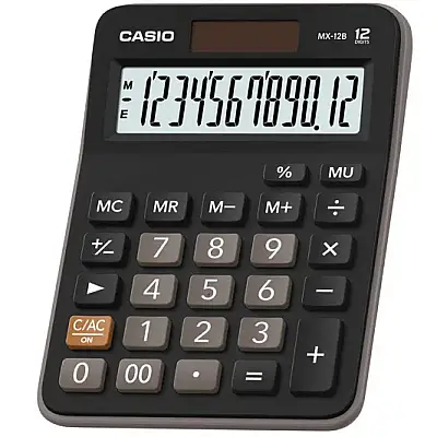 Casıo Hesap Makinesi MX-12B-BK - Casio (1)