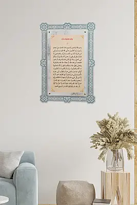 Cin Mektubu Çift Katmanlı Duvar Tablosu 54×34 cm - Bemenda (1)