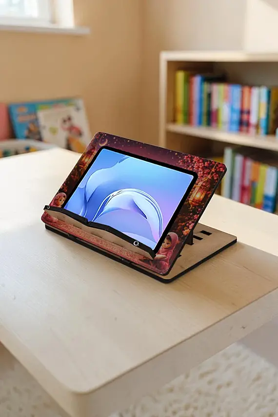 Canım Kızım Rahlesi | Çocuk Ahşap Kitap Okuma Standı - 3