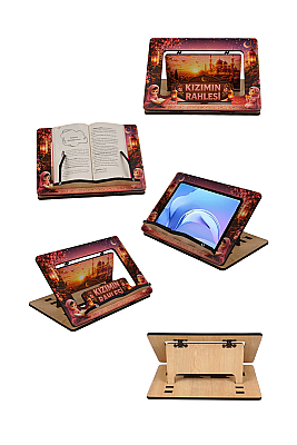 Canım Kızım Rahlesi | Çocuk Ahşap Kitap Okuma Standı - Bemenda