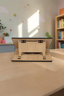 Canım Oğlum Rahlesi | Çocuk Ahşap Kitap Okuma Standı - 5