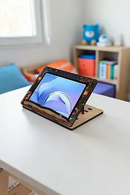 Canım Oğlum Rahlesi | Çocuk Ahşap Kitap Okuma Standı - 3