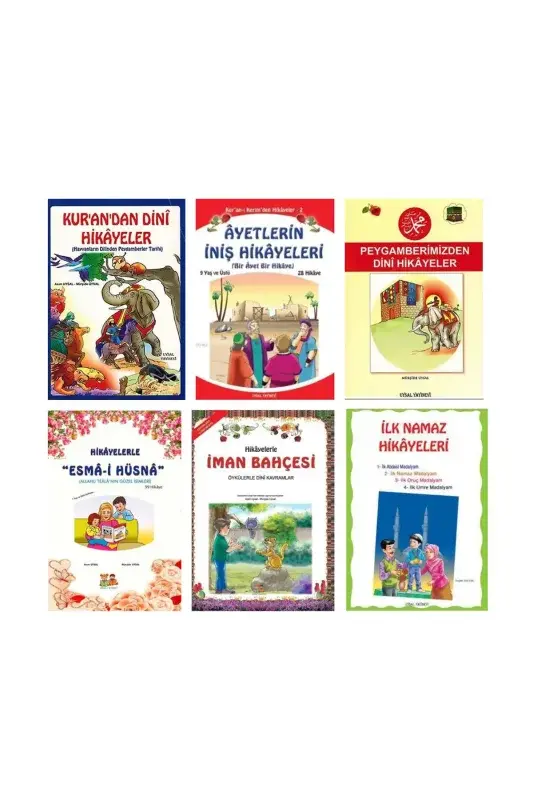 Çocuklar İçin Dini Hikayeler Seti 6 Kitap - 2