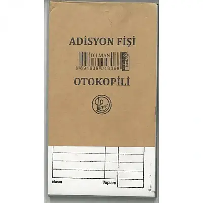 Dilman Adisyon Fişi Otokopili - 1