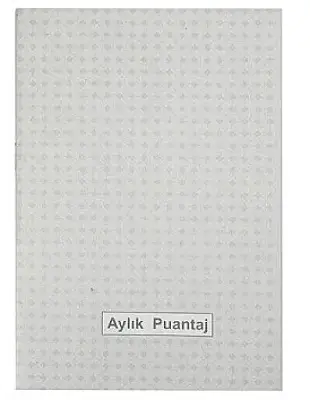Dilman Aylık Puantaj Defteri Cep Boy - 1