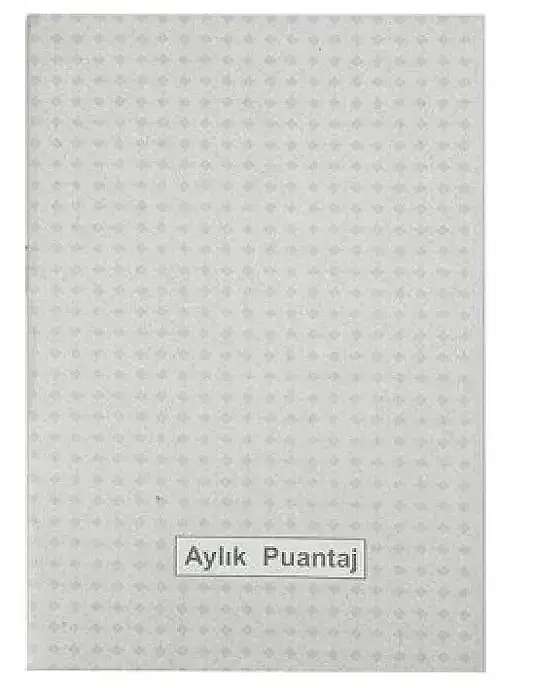 Dilman Aylık Puantaj Defteri Cep Boy - 1