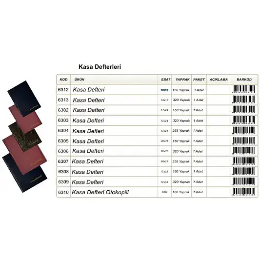Dilman Kasa Defteri 20 x 28 320 Yaprak - 4