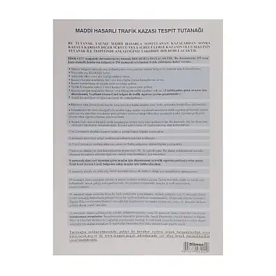 Dilman Kaza Tespit Formu Otokopili - 4